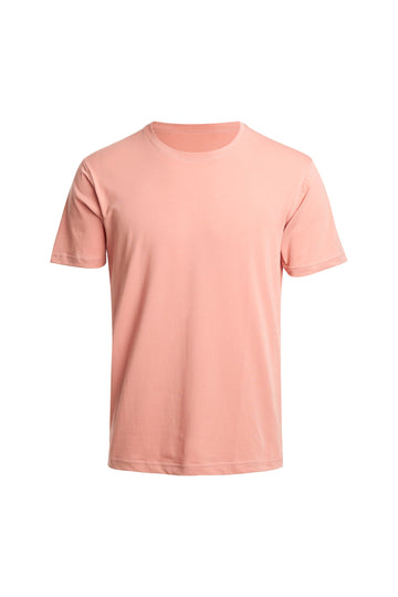 Salmon pink short sleeve T-shirt