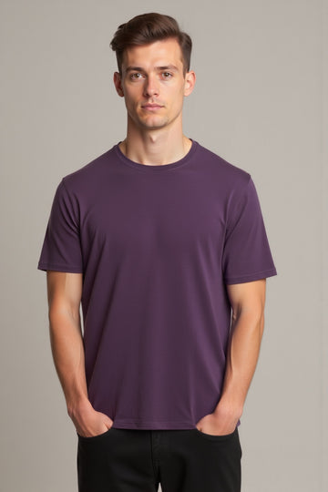 Lilac short sleeve T-shirt