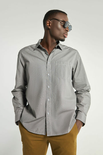 Light Grey Full Sleeve Shirt