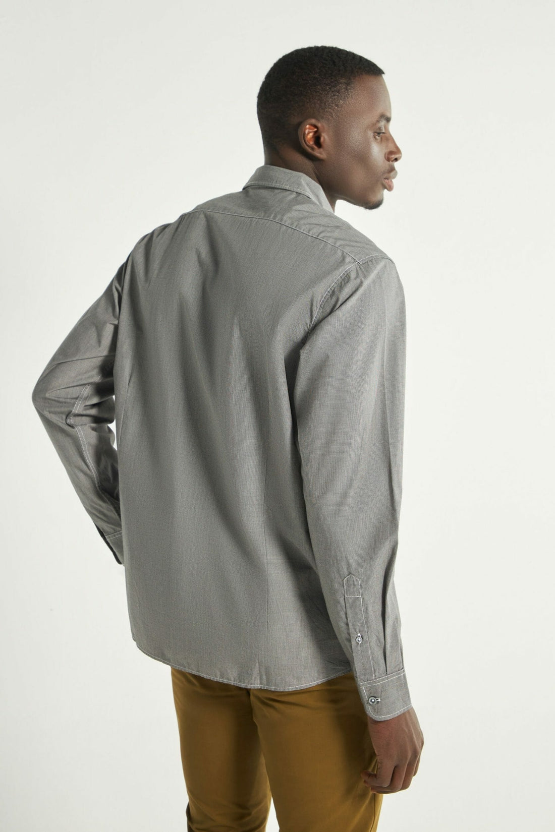 Light Grey Full Sleeve Shirt