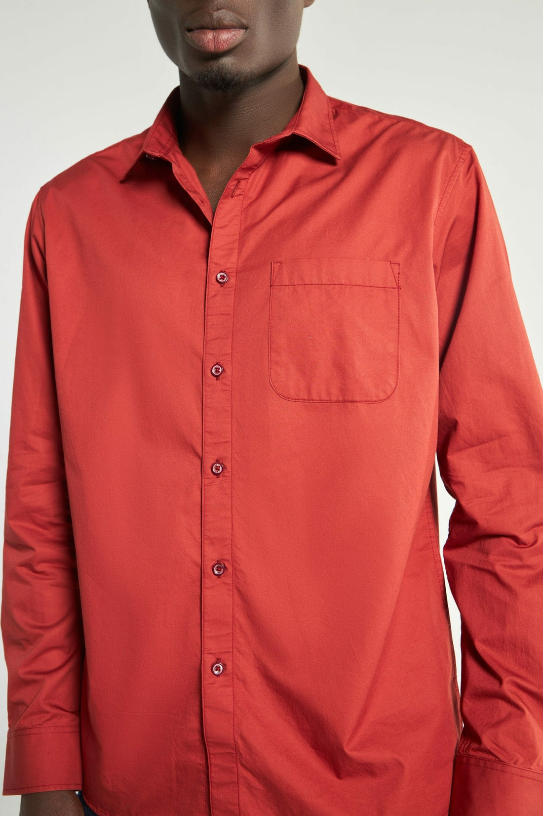 Maroon Ombrie Full Sleeve Shirt