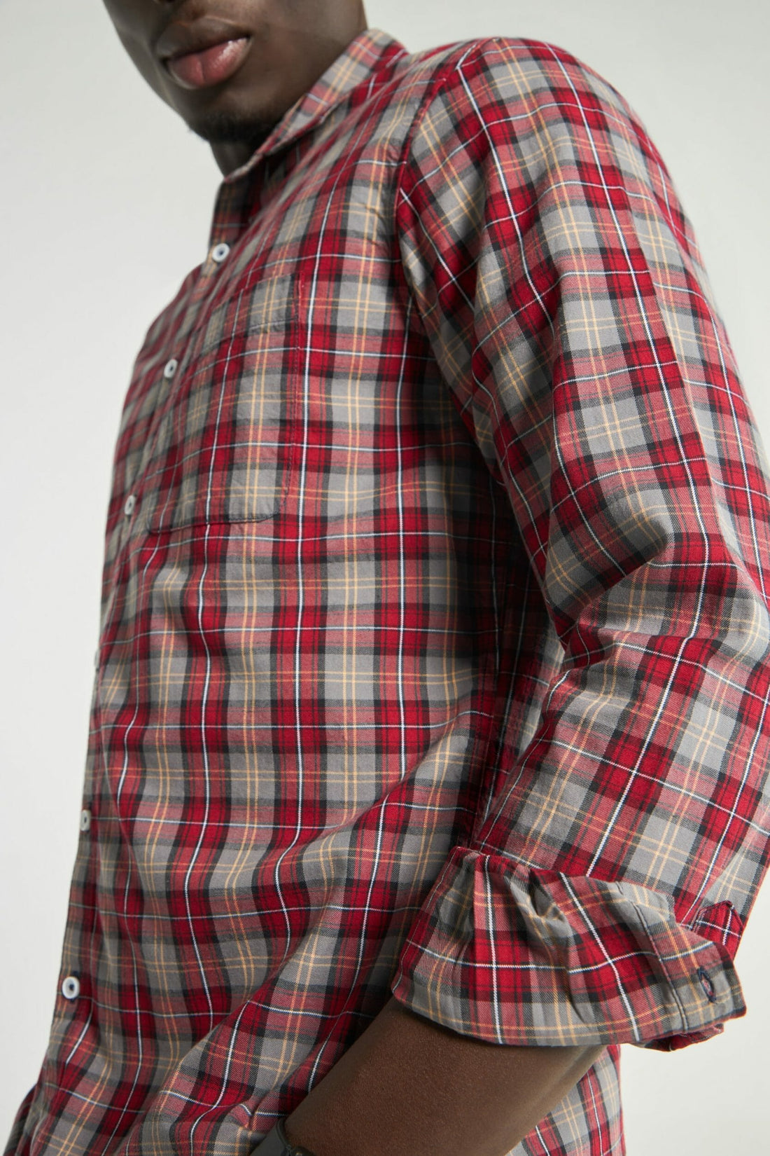 Marron Checks Full Sleeve Shirt