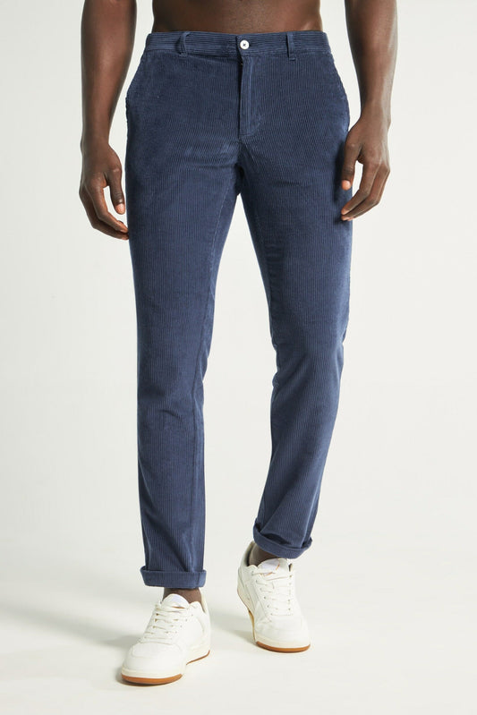 Navy Velvet Indigo Pant