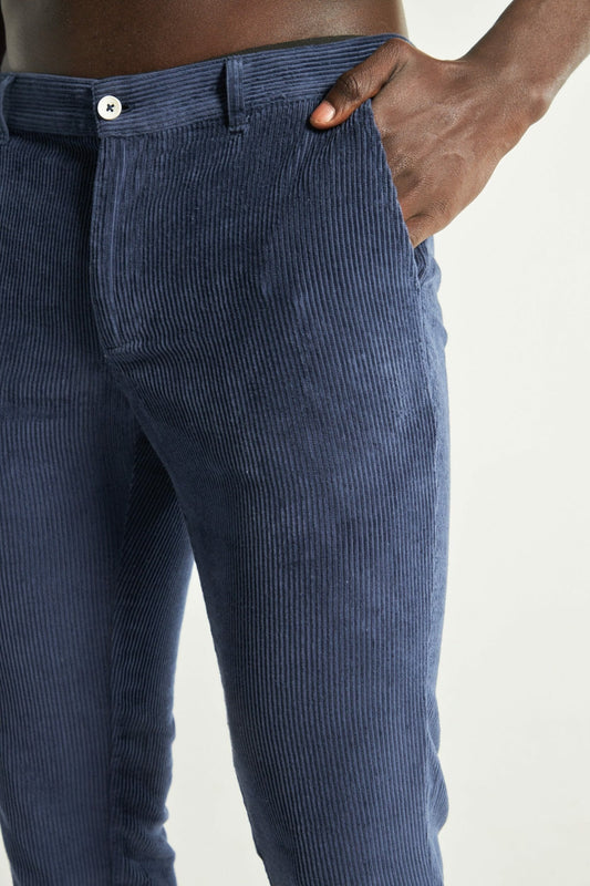 Navy Velvet Indigo Pant