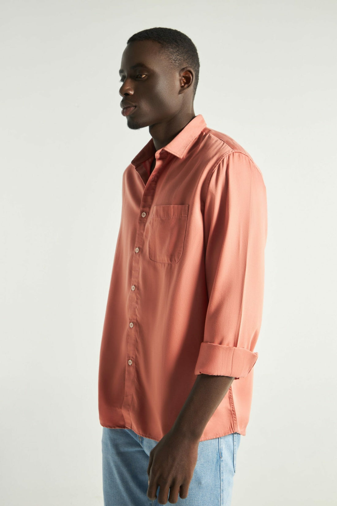 Peach Full Sleeve Shirt