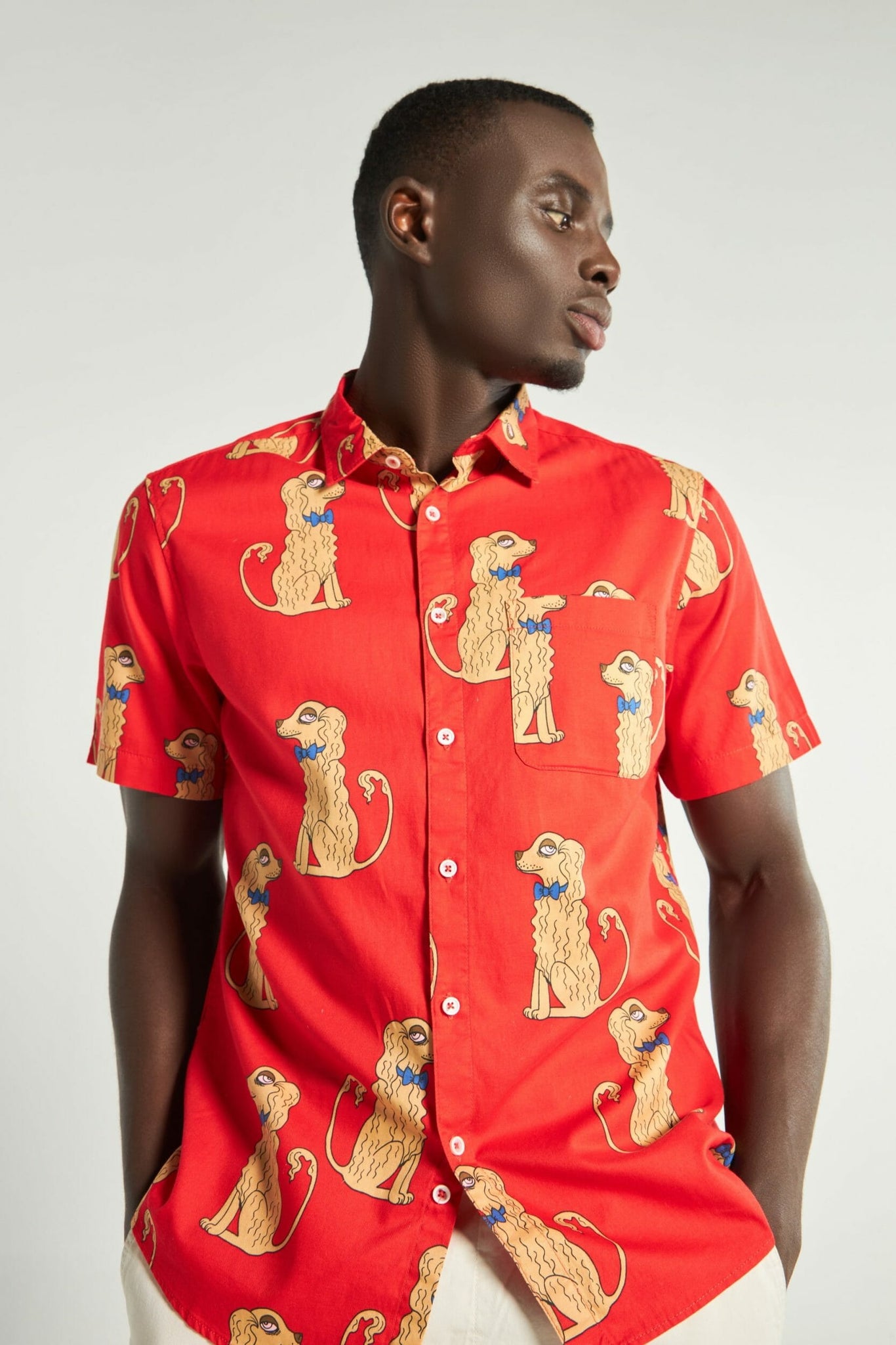 Red Dog Short Sleeve Shirt